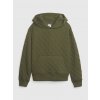 Kaki chlapčenská prešívaná mikina GAP kaki S GAP 1200116404672 Kaki chlapčenská prešívaná mikina GAP kaki S GAP 1200116404672