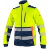 CANIS Pánska výstražná softshell bunda CXS BENSON, žlto-modrá, Varianta žlto-modrá, Veľkosť 4XL CANIS Pánska výstražná softshell bunda CXS BENSON, žlto-modrá, Varianta žlto-modrá, Veľkosť 4XL