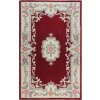 Flair Rugs , Ručne všívaný kusový koberec Lotus premium Red, 75x150, červená, chodba / predsieň Flair Rugs , Ručne všívaný kusový koberec Lotus premium Red, 75x150, červená, chodba / predsieň