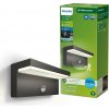 Philips 8720169257412 LED vonkajšie nástenné svietidlo Bustan | 3,8W integrovaný LED zdroj | 800lm | 4000K Philips 8720169257412 LED vonkajšie nástenné svietidlo Bustan | 3,8W integrovaný LED zdroj | 800lm | 4000K