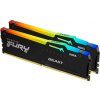 DDR 5 64GB . 6000MHz. CL30 FURY Beast Black RGB Kingston EXPO (2x32GB) KF560C30BBEAK2-64