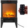 Stojaci krb Mission Air čierny s funkciou ohrievania 2000 W Stojaci krb Mission Air čierny s funkciou ohrievania 2000 W