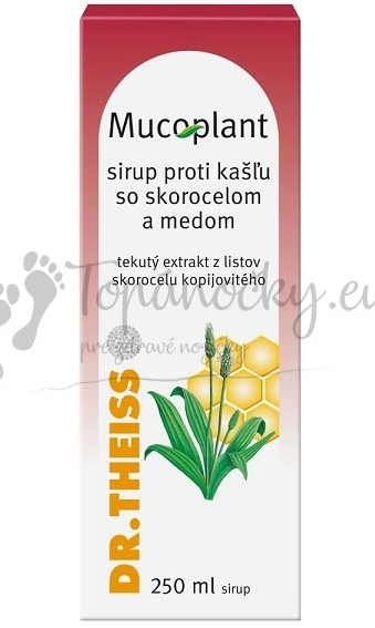 Mucoplant sirup proti kašľu so skorocelom a medom sir.1 x 250 ml