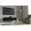 ARTBm Závesný TV stolík BINGO 140 cm | čierny mat ARTBm Závesný TV stolík BINGO 140 cm | čierny mat