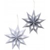 Boltze Závesná dekorácia hviezda Kassio rôzne farby 4 x 4 cm, 1 ks Boltze Závesná dekorácia hviezda Kassio rôzne farby 4 x 4 cm, 1 ks
