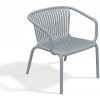 Prosperplast Záhradné kreslo BRENES 67x62,5x74 cm sivé