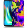 Picasee silikónový čierny obal pre Motorola Moto G9 Play - Burn Picasee silikónový čierny obal pre Motorola Moto G9 Play - Burn