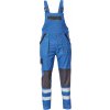 Cerva MAX NEO REFLEX Pracovné nohavice s trakmi modro čierne