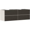 Hansgrohe Xevolos E Umývadlová skrinka, 157x56x55 cm, 4 zásuvky, matná béžová/textilná tmavá sivá 54200660-HG Hansgrohe Xevolos E Umývadlová skrinka, 157x56x55 cm, 4 zásuvky, matná béžová/textilná tmavá sivá 54200660-HG