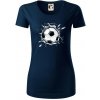 Futbalová lopta v triku - Dámske tričko z organickej bavlny Origin (GOTS) - XL ( Tmavomodrá (takmer čierna) ) Futbalová lopta v triku - Dámske tričko z organickej bavlny Origin (GOTS) - XL ( Tmavomodrá (takmer čierna) )