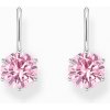 Thomas Sabo H2287-051-9 Silver dangle earrings with pink cubic zirconia Thomas Sabo H2287-051-9 Silver dangle earrings with pink cubic zirconia