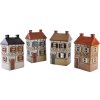 Svietnik domček keramika 9,5 cm x 13,5 cm x 22,5 cm hnedá prírodný červená Svietnik domček keramika 9,5 cm x 13,5 cm x 22,5 cm hnedá prírodný červená