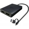 i-tec USB-A/USB-C Dual 4K DP Video adaptér CADUAL4KDP I-Tec