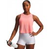 Dámske tielko Under Armour Tech Sport Mesh Crop Tank Posh Pink/White M Dámske tielko Under Armour Tech Sport Mesh Crop Tank Posh Pink/White M