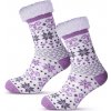Ponožky na spanie HVIEZDIČKY fialové veľ. 41 - 45 Ponožky na spanie HVIEZDIČKY fialové veľ. 41 - 45