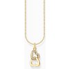 Thomas Sabo KE2267-414-14-L45V Gold-plated chain with intertwined hearts Thomas Sabo KE2267-414-14-L45V Gold-plated chain with intertwined hearts