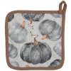 Clayre & Eef Bavlnená chňapka - podložka s tekvicami Country Style Pumpkin - 20*20 cm - Clayre & Eef Clayre & Eef Bavlnená chňapka - podložka s tekvicami Country Style Pumpkin - 20*20 cm - Clayre & Eef