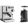 Rancilio Silvia E + Eureka Atom W 65 Casa, black Rancilio Silvia E + Eureka Atom W 65 Casa, black