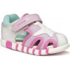 Detské sandále Geox Iupidoo white/fuchsia, veľkosť 25 EU Detské sandále Geox Iupidoo white/fuchsia, veľkosť 25 EU