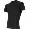 Pánske tričko kr.rukáv SENSOR MERINO DF čierna XL Pánske tričko kr.rukáv SENSOR MERINO DF čierna XL