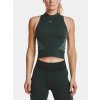 Under Armour Dámske tielko Rush Seamless Crop Top Zelená XS Under Armour Dámske tielko Rush Seamless Crop Top Zelená XS