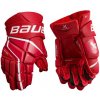 Hokejové rukavice Bauer Vapor 3X SR - Senior, 15, červená