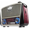 Rádio s CD/MP3 prehrávačom Mikado 38923 Bluetooth, červené Rádio s CD/MP3 prehrávačom Mikado 38923 Bluetooth, červené