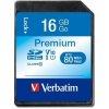 Pamäťová karta Verbatim SDHC 16GB Premium (43962) Pamäťová karta Verbatim SDHC 16GB Premium (43962)