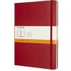 Moleskine Zápisník tvrdé dosky B5 linajkový červený Moleskine Zápisník tvrdé dosky B5 linajkový červený