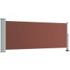 vidaXL zaťahovacia bočná markíza na terasu 100 x 300 cm hnedá vidaXL zaťahovacia bočná markíza na terasu 100 x 300 cm hnedá