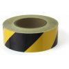 Čierno-žltá pravá reflexná výstražná páska - dĺžka 45 m, šírka 5 cm Čierno-žltá pravá reflexná výstražná páska - dĺžka 45 m, šírka 5 cm