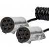 Špirálový kábel TIR 2x 7 PIN typ N 5m 24V AMIO-04379 Špirálový kábel TIR 2x 7 PIN typ N 5m 24V AMIO-04379