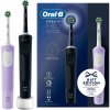Elektrická zubná kefka Oral-B Vitality Pro D103 Duo čierna a fialová Elektrická zubná kefka Oral-B Vitality Pro D103 Duo čierna a fialová
