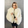Max Original Leather Kožuch z pravej tibetskej ovce M-28 cream