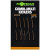 KORDA - Rovnátka Combi Multi Kicker Brown 10 ks veľ. L KORDA - Rovnátka Combi Multi Kicker Brown 10 ks veľ. L