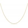For Silver Strieborný klasický retiazkový náhrdelník - Striebro 925 Druh barvy: Zlatá For Silver Strieborný klasický retiazkový náhrdelník - Striebro 925 Druh barvy: Zlatá