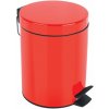 Spirella pedálový odpadkový koš Sydney, červený, ocel, 3 l (10,16381) Spirella pedálový odpadkový koš Sydney, červený, ocel, 3 l (10,16381)