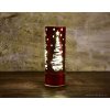 SVIETIDLÁ ZIMNÉHO STROMČEKA | LED sklenený svietnik | 25 cm SVIETIDLÁ ZIMNÉHO STROMČEKA | LED sklenený svietnik | 25 cm