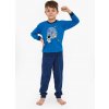 Chlapčenské bavlnené pyžamo Cornette Kids Boy 593/176 Galaxy tmavo modrá 86-92 Chlapčenské bavlnené pyžamo Cornette Kids Boy 593/176 Galaxy tmavo modrá 86-92