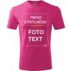 Tričko s potlačou Ružová L Tričko s potlačou Ružová L