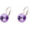 For You Náušnice swarovski elementsRivoli 8 mm fialové VIOLET - 1458 For You Náušnice swarovski elementsRivoli 8 mm fialové VIOLET - 1458