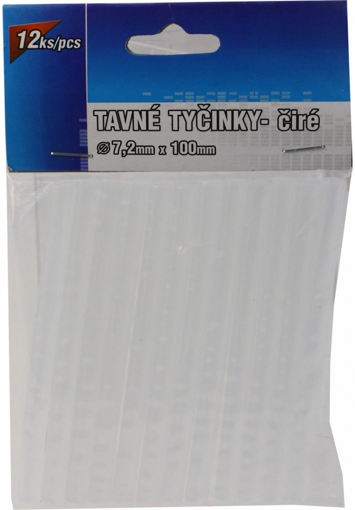 LEVIOR Tyčinka tavná 7.2mm číra 89980 (balené po 12ks)