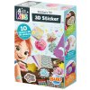 BUKI 4allKIDS Súprava na výrobu 3D samolepiek motív KAWAI