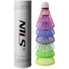 Badmintonové míčky NILS NBL6026 multicolor 6 ks Badmintonové míčky NILS NBL6026 multicolor 6 ks