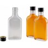 láhev placatka skleněná s uzávěrem 10ks 200 ml láhev placatka skleněná s uzávěrem 10ks 200 ml