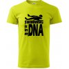 Swimming is in my DNA - Klasické pánske tričko vyššej gramáže - M ( Limetková ) Swimming is in my DNA - Klasické pánske tričko vyššej gramáže - M ( Limetková )