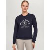 Mikina dámska Tommy Hilfiger Evans Graphic Tmavo modrá