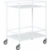 Kovový servírovací stolík na kolieskach 40x68 cm Vita – House Nordic