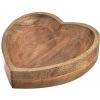 InDecor Dekoračná misa z mangového dreva Srdce, 20 x 20 x 7 cm, S InDecor Dekoračná misa z mangového dreva Srdce, 20 x 20 x 7 cm, S