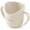 BabyOno Ergonomický hrnček s uškami 120ml - béžová BabyOno Ergonomický hrnček s uškami 120ml - béžová